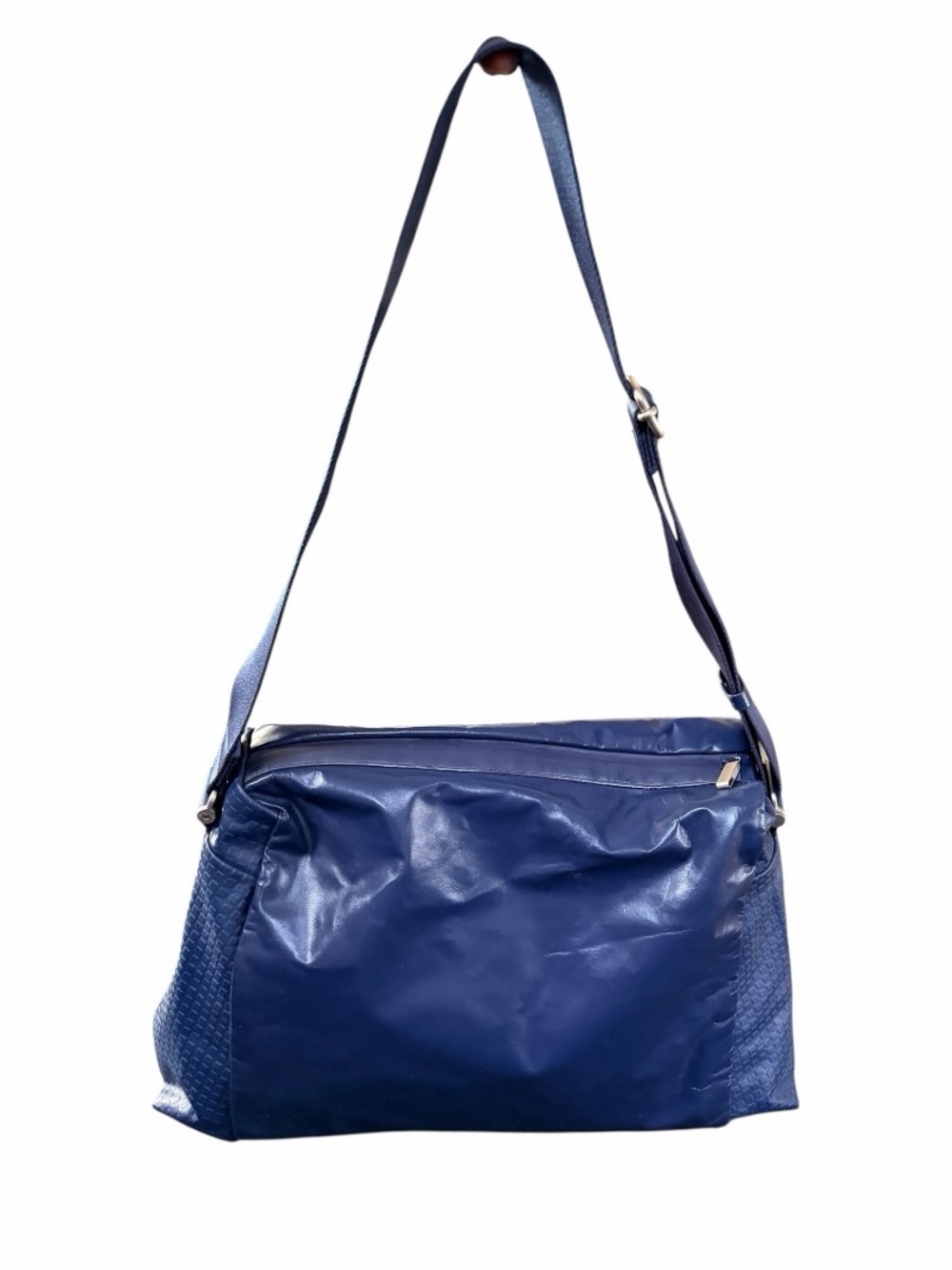 Mandarina Duck Navy Blue Shoulder Bag with Adjustable Strap